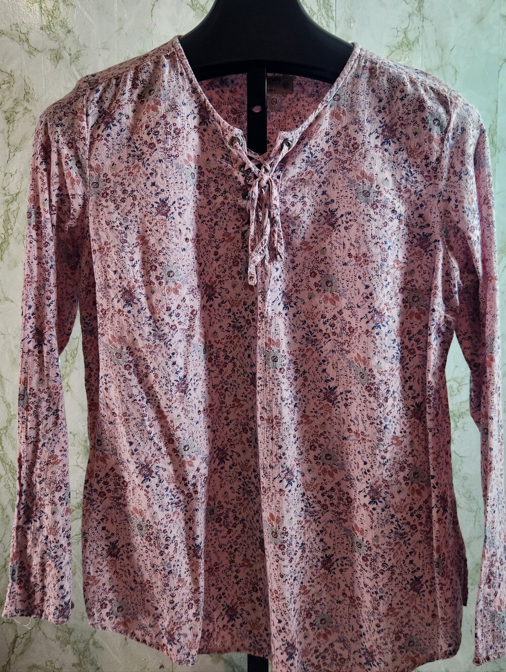 RUFF HEWN Floral Cotton Top